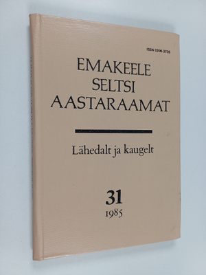 Emakeele seltsi aastaraamat 31