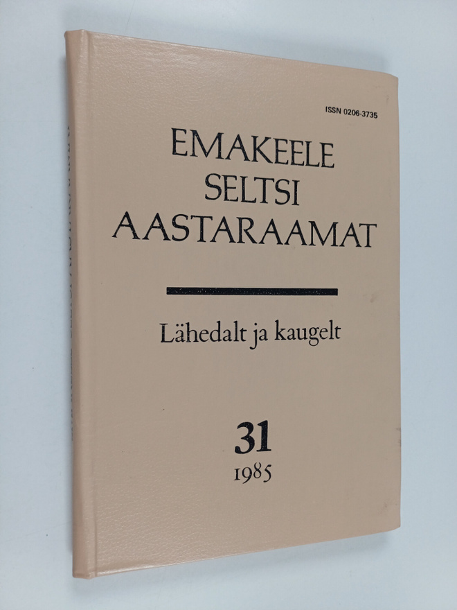 Emakeele seltsi aastaraamat 31