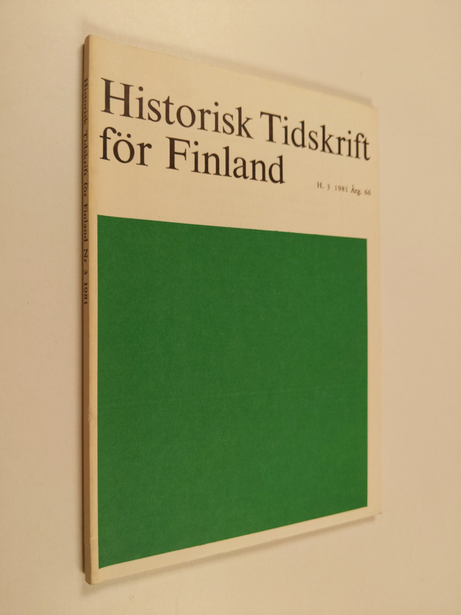 Historisk tidskrift för Finland3/1981