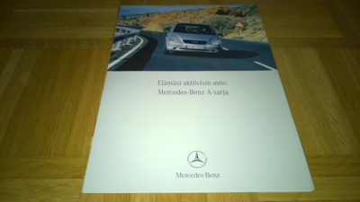 Esite Mercedes A-sarja W168, 1998