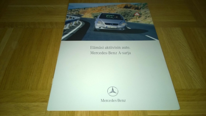 Esite Mercedes A-sarja W168, 1998