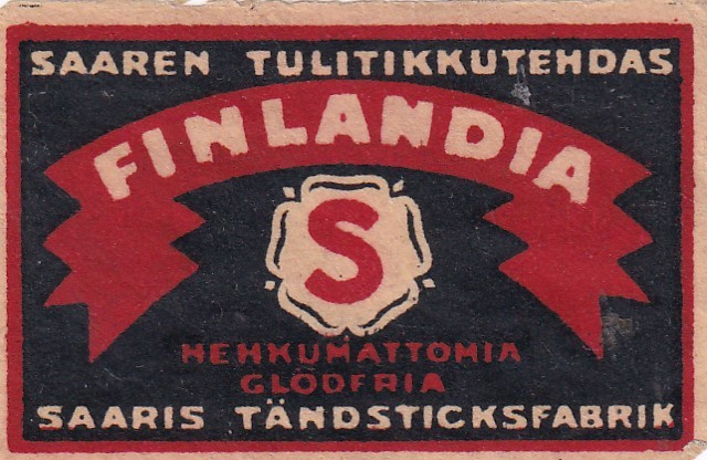 Finlandia S , Saaren Tulitikkutehdas   s2