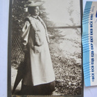 VANHA CDV Valokuva Parempi Rouva KOMEA Asu Hattu ym 1900-l - pikkukuva 1