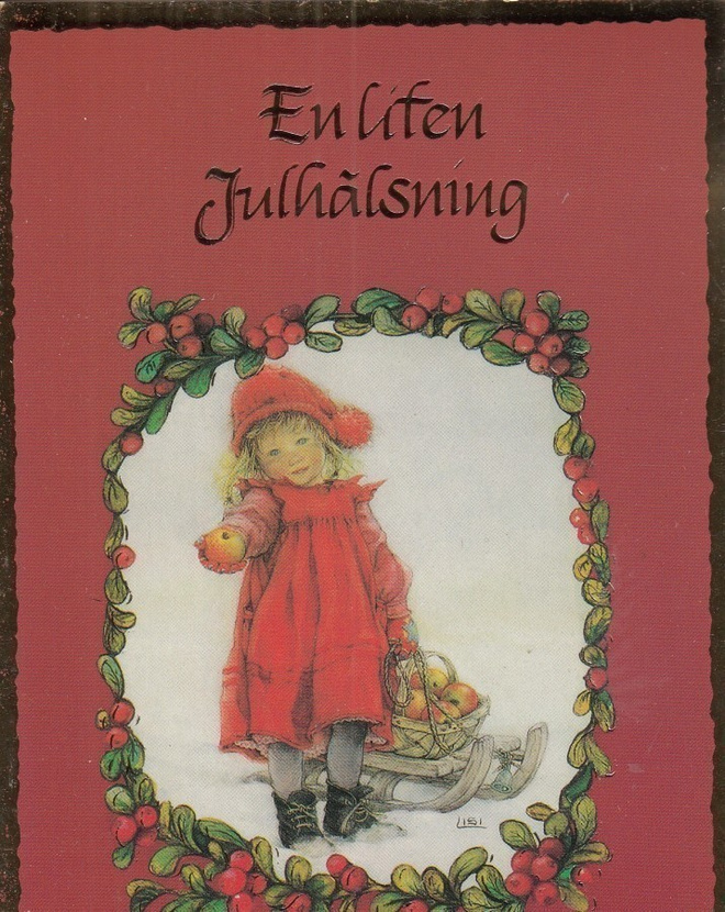 Lisi Martin Pikkutyttö En liten Julhälsning p291