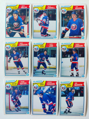83-84 Opc - New York Islanders 9kpl