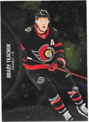 2021-22 Metal Universe #31 Brady Tkachuk , Ottawa Senators