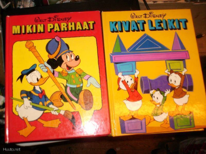 2 Kpl DISNEY KIRJAT vuodelta 1976  (Sis.postikulut)