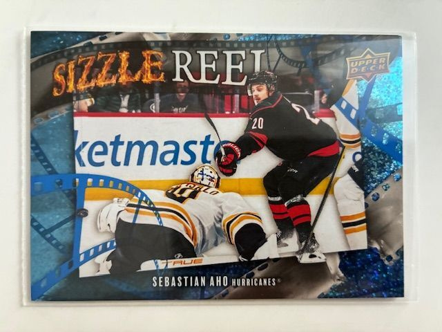 Sebastian Aho 25-26 Upper Deck #SR-44 Sizzle Reel Speckle