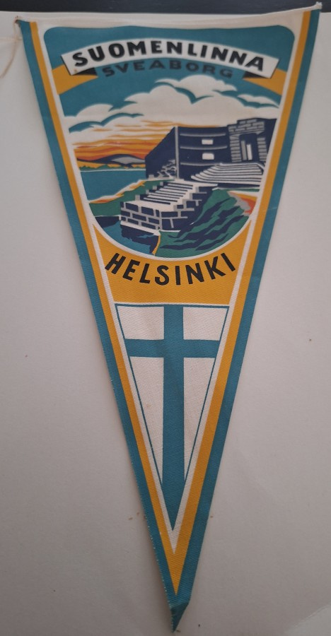 HELSINKI SUOMENLINNA Vintage iso matkailuviiri