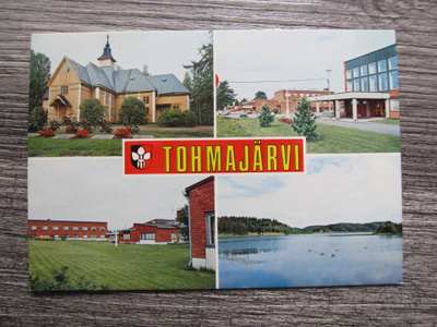 TOHMAJÄRVI.....monikuva + vaakuna.