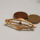 Antique vintage Victorian solki rintakoru Gold double - pikkukuva 2