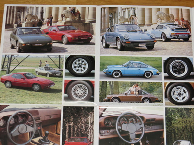 1981 Porsche 911 928 924 esite - KUIN UUSI - 12 sivua