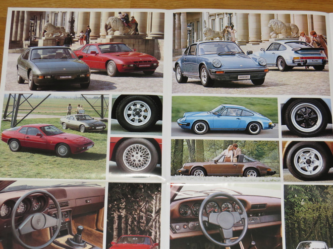 1981 Porsche 911 928 924 esite - KUIN UUSI - 12 sivua