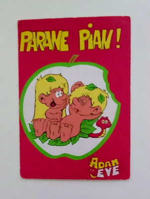 "Parane pian!"-KULKEMATON POSTIKORTTI