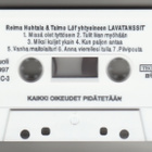 ** REIMA HUHTALA & TAIMO LÖF : Lavatanssit ** 1997 kasetti - pikkukuva 2
