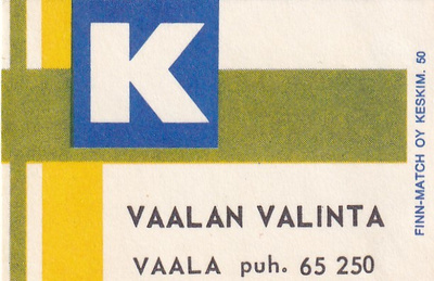 Vaala. Vaalan Valinta   b609