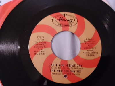 The new colony six - Cant `t you see me cry 7"