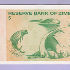 Zimbabwe 5 Dollaria v.2009 UNC P-93 - pikkukuva 2
