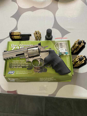 ASG Dan Wesson 715 4" airsoft revolveri 6mm