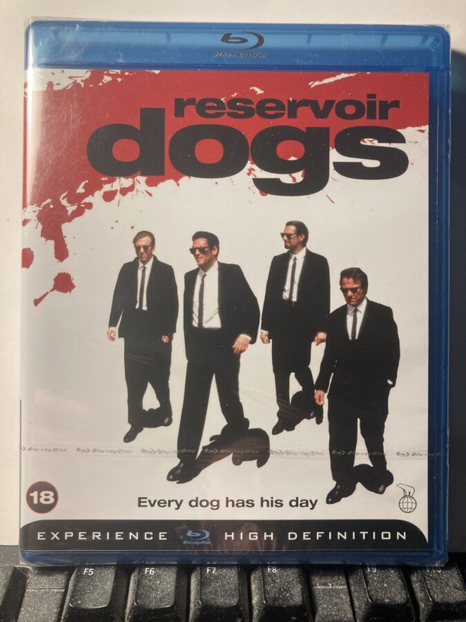RESERVOIR DOGS, BluRay, Tarantino, muoveissa