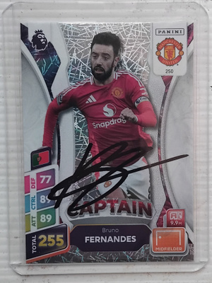 Bruno Fernandes ManchU signed