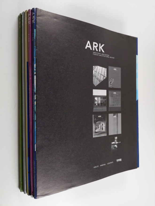 ARK : Arkkitehti 1-6/1998 (5 nidosta, puuttuu no. 4) + si...