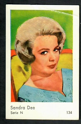 Keräilykuva - Sandra Dee - Serie N 134