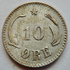 Tanska 10 öre 1884 Hopeaa - pikkukuva 2