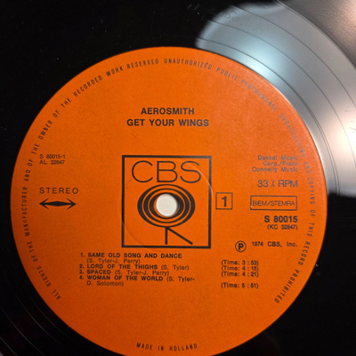 Aerosmith - Get your winds LP
