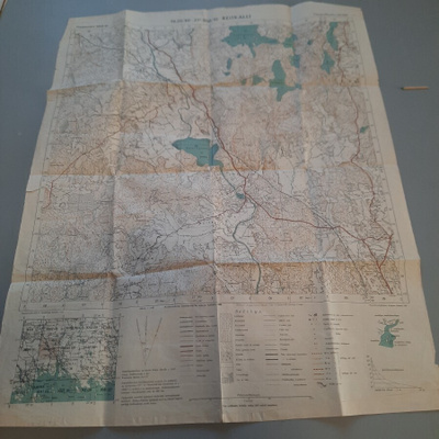 Hamina Reitkalli topografinen kartta v-45