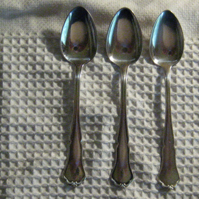 Hopea tee/kahvilusikat Chippendale 3kpl
