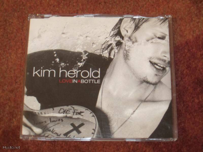 KIM HEROLD - LOVE IN A BOTTLE CD SINGLE PROMO ( humane )
