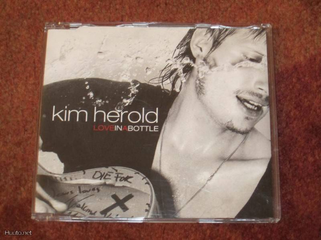 KIM HEROLD - LOVE IN A BOTTLE CD SINGLE PROMO ( humane )