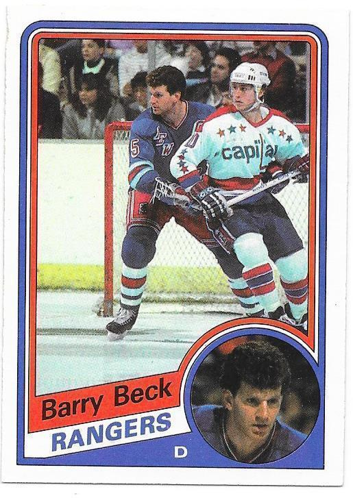 1984-85 OPC #140 Barry Beck New York Rangers