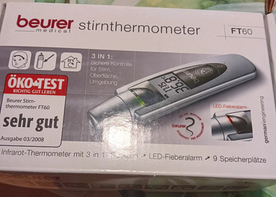 BEURER FT60 otsalämpömittari/infrapunalämpömittari