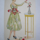 VANHA Postikortti Xavier Sager Art Deco n. 1920 HUIPPUKUNTO - pikkukuva 1