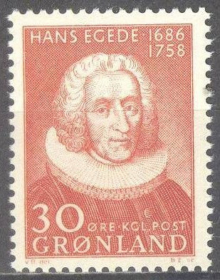 (SA0014) GREENLAND, 1958 (200 Years of Death of Hans Egede)