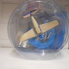 TINTIN PLANES AVION BLEU KIDNAPPEURS	(45 004)	lentokone+figu - pikkukuva 2
