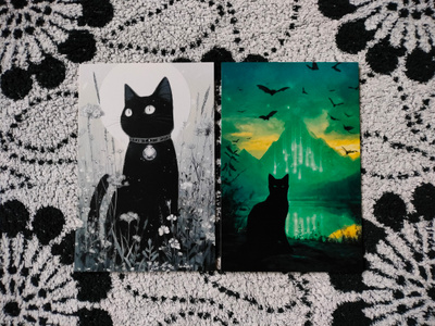 ~Kissa kortti~ 2kpl