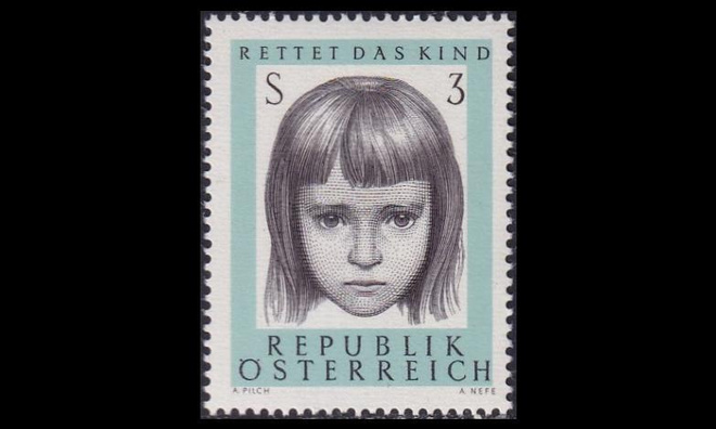 Itävalta 1222 ** Pelastakaa lapset -järjestö (1966)