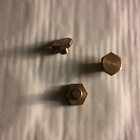 Pohjaproppu, messinki, kier 1/8", avainväli 19 mm., 20 kpl. - pikkukuva 1
