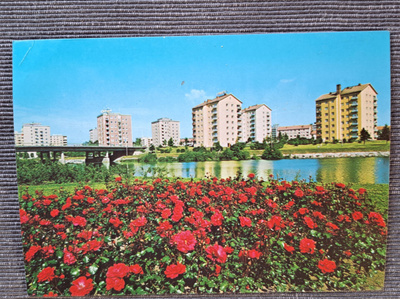 Oulu, Koskikeskus, kulkematon, kuva 1960-luvulta