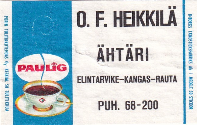Ähtäri. O. F. Heikkilä  , PAULIG   b547