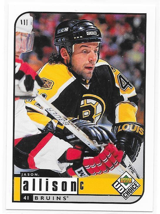 1998-99 UD Choice #14 Jason Allison Boston Bruins