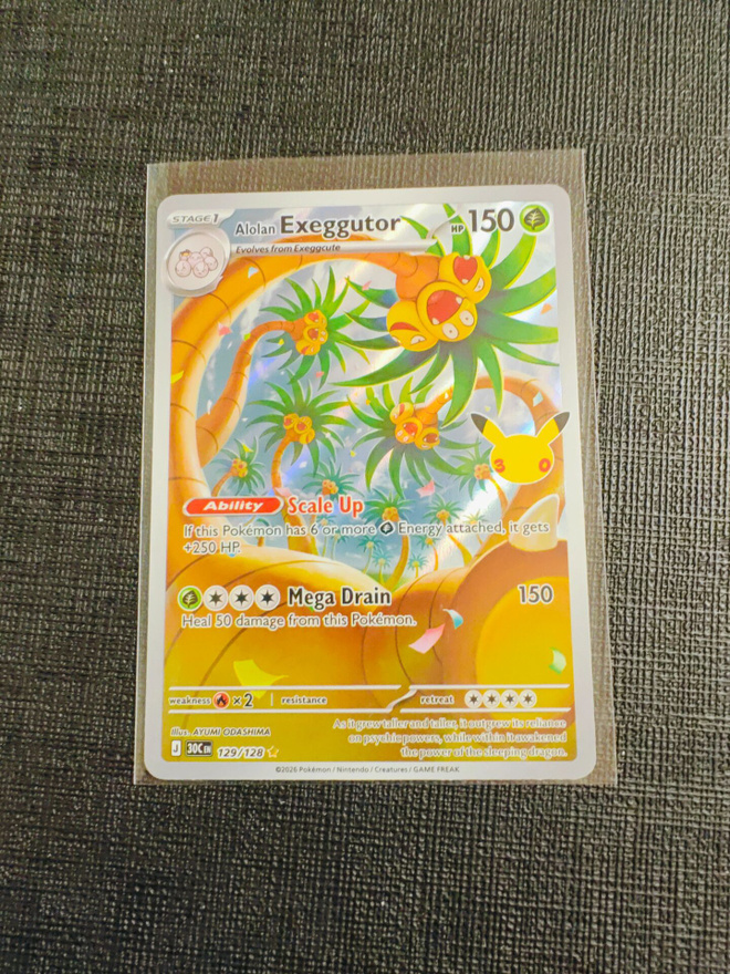 Pokemon 30th - Alolan Exeggutor Illustration Rare