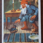 Jenny Nyström, kulkenut joulukortti, pukki ja kissa v. 1948 - pikkukuva 2