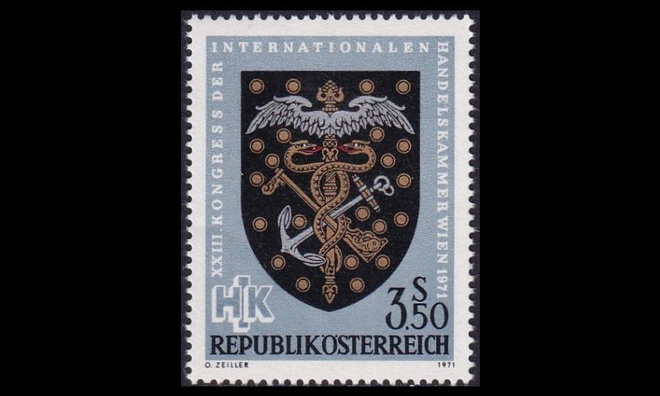 Itävalta 1358 ** Kansainvälinen kauppakamari (1971)