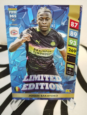 2024-25 Panini FIFA 365 Limited Edition Johan Bakayoko