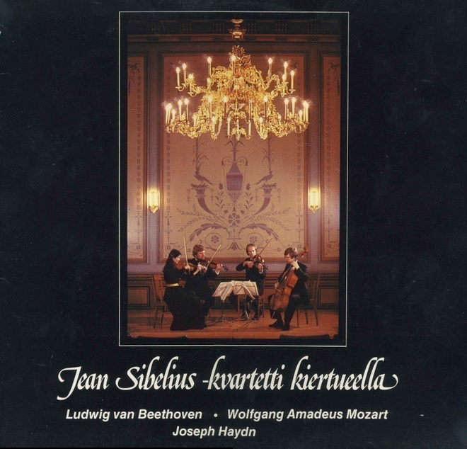 JEAN SIBELIUS -KVARTETTI kiertueella - LP 1984 Beethoven ym.