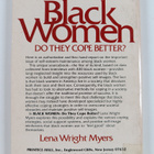 Lena Wright Myers : Black Women : Do They Cope Better? - pikkukuva 2